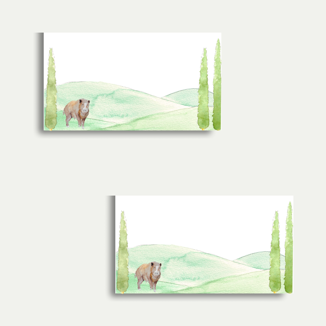 Tuscany Place Cards - Set of 10