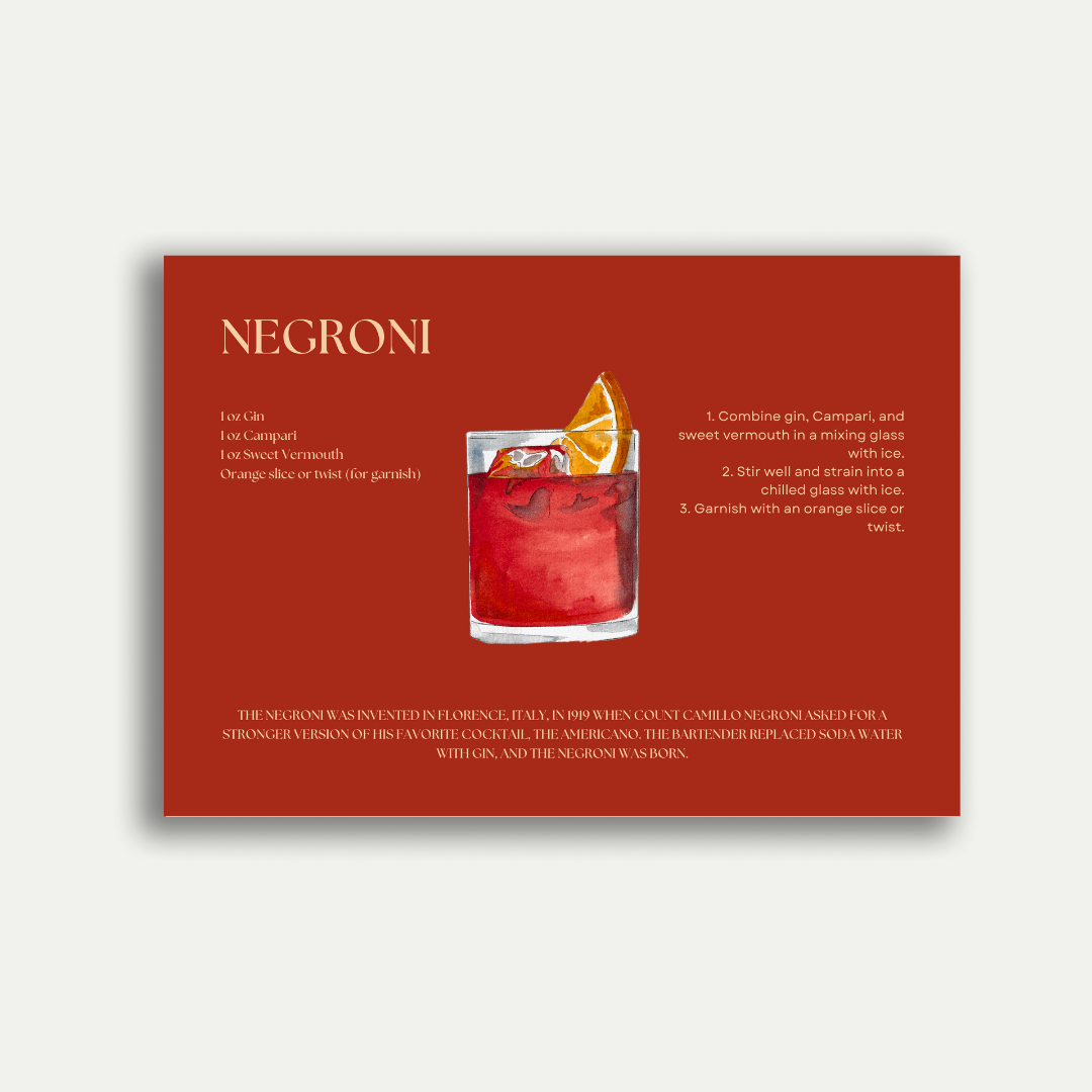 Negroni Postcard