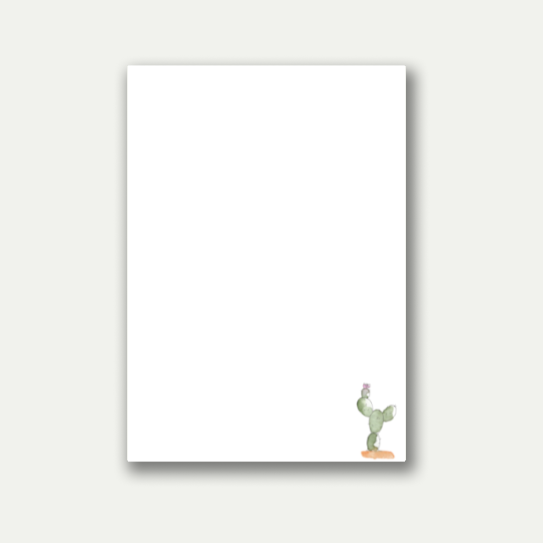 Cactus Stationery Cards - Set of 10