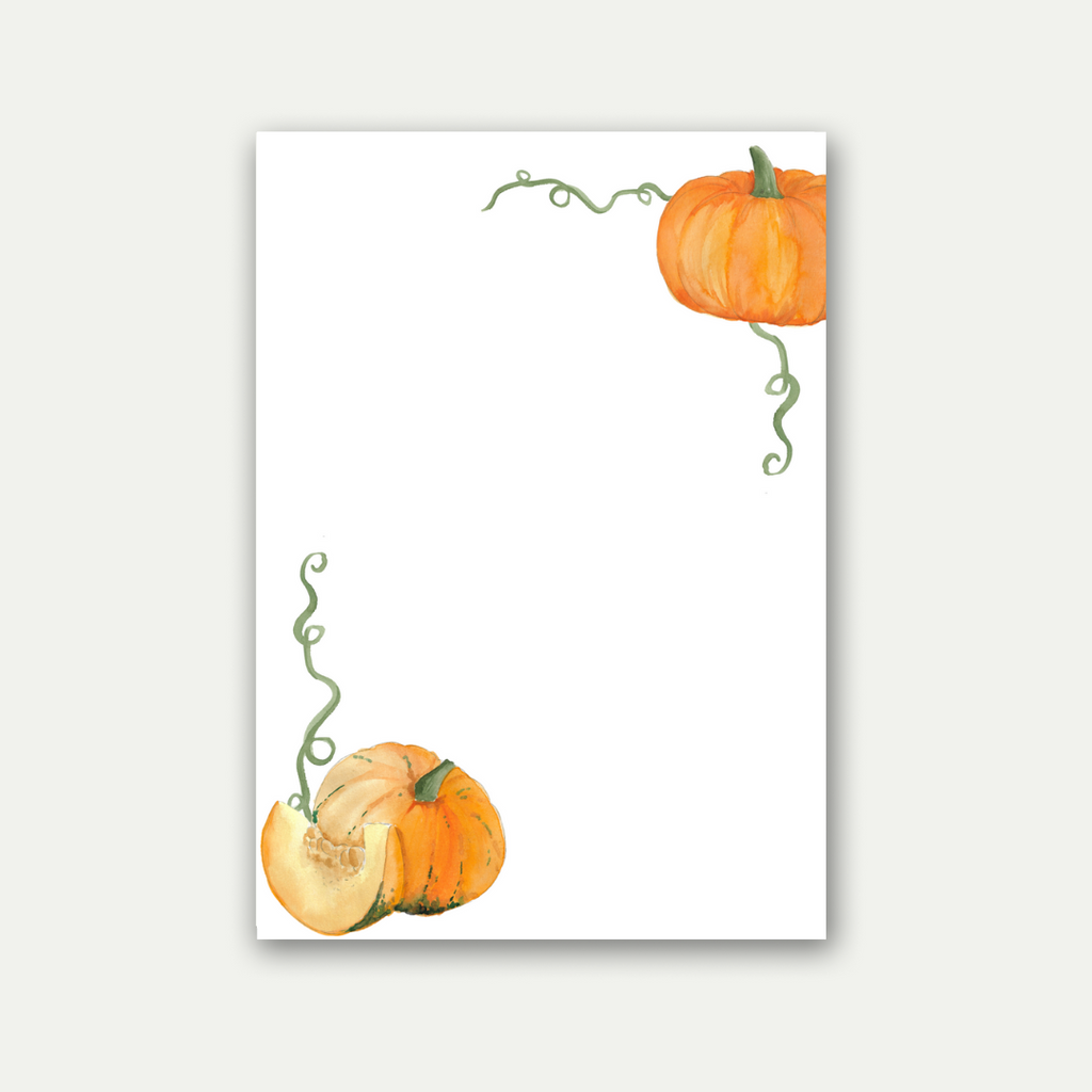 Pumpkin Patch Stationery Cards - Set of 10