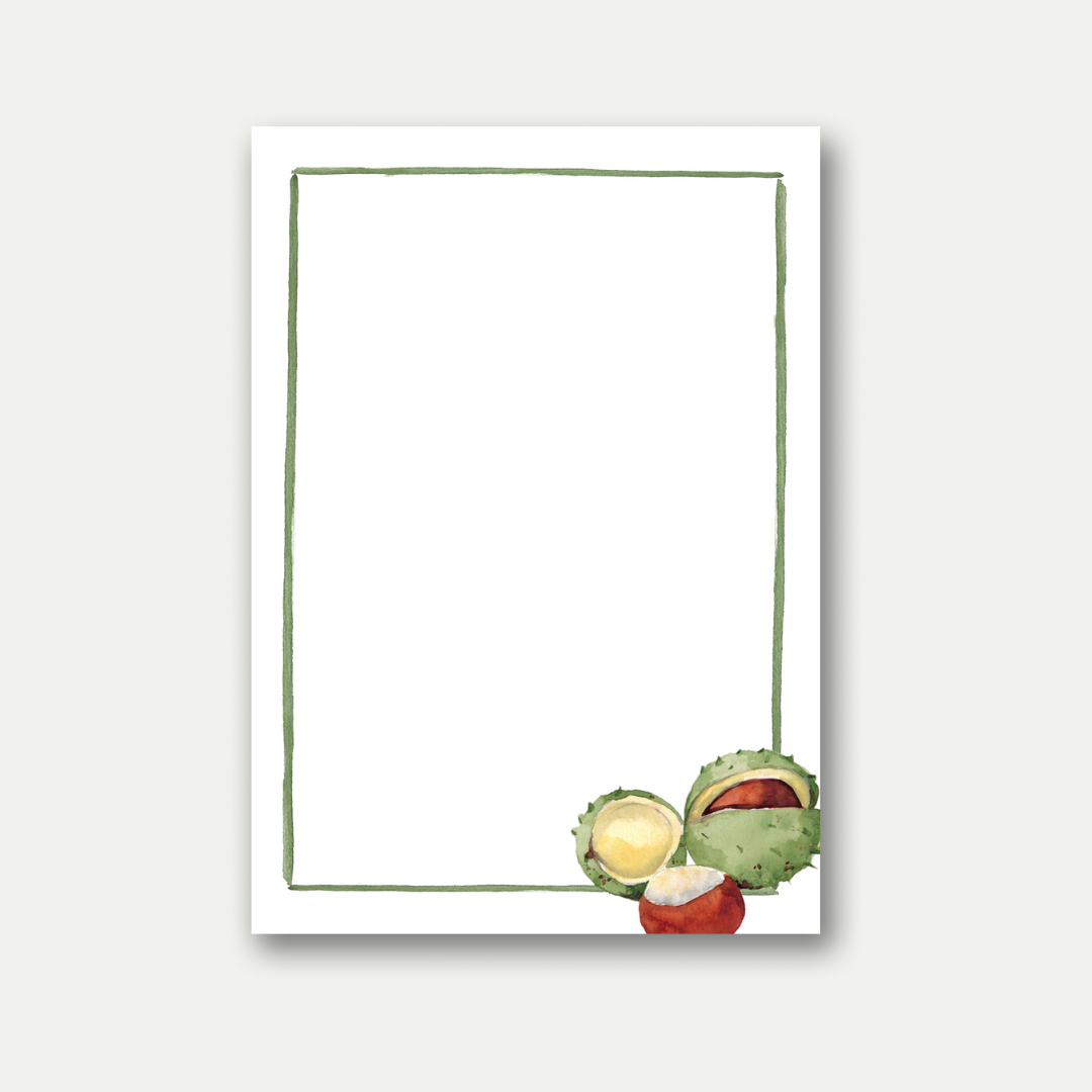 Chestnut Stationery Cards - Set of 10