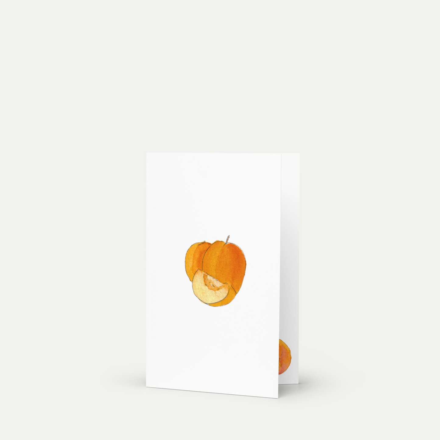 Apricot Greeting card