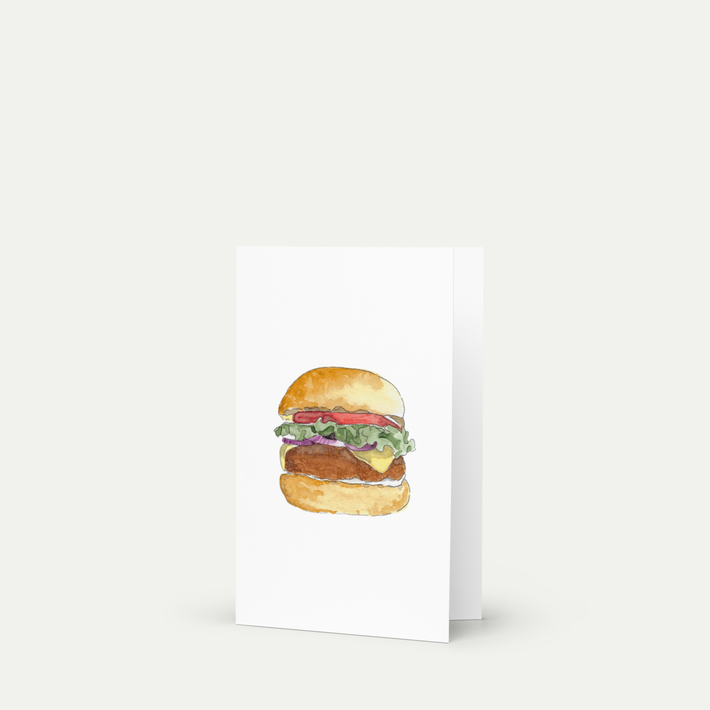 Burger Greeting Card