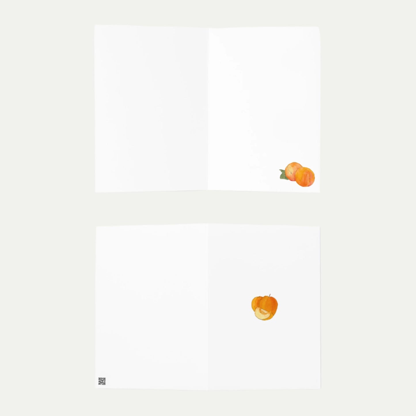 Apricot Greeting card