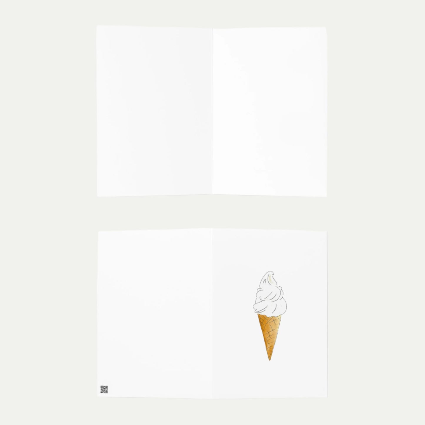 Ice Cream Greeting Card