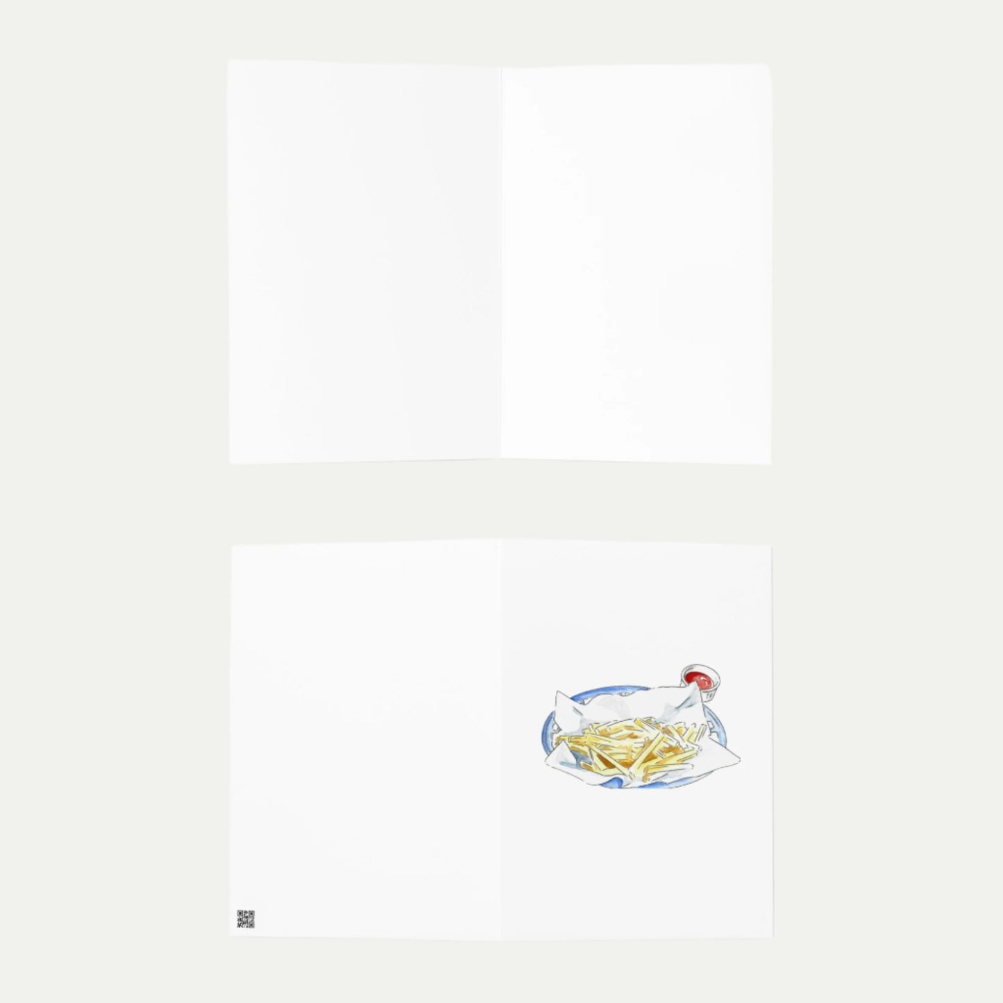 French Fries Greeting Card