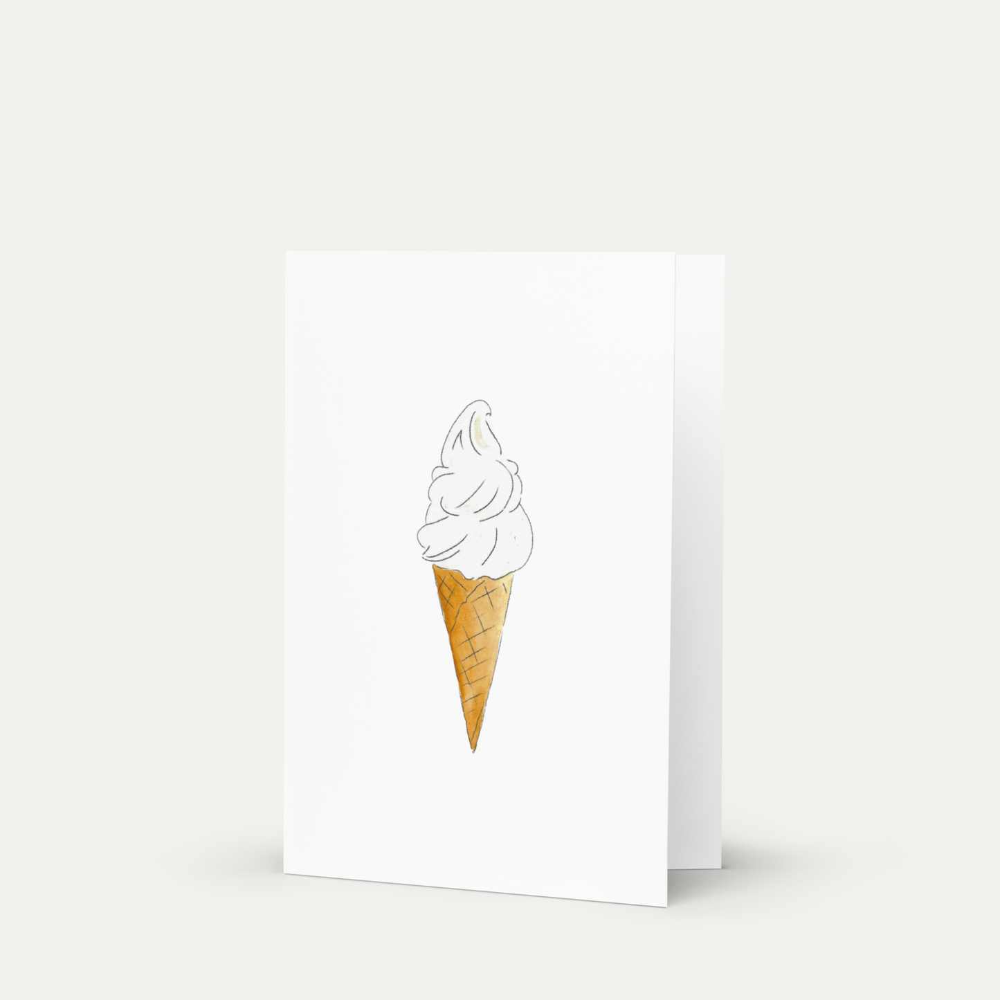 Ice Cream Greeting Card