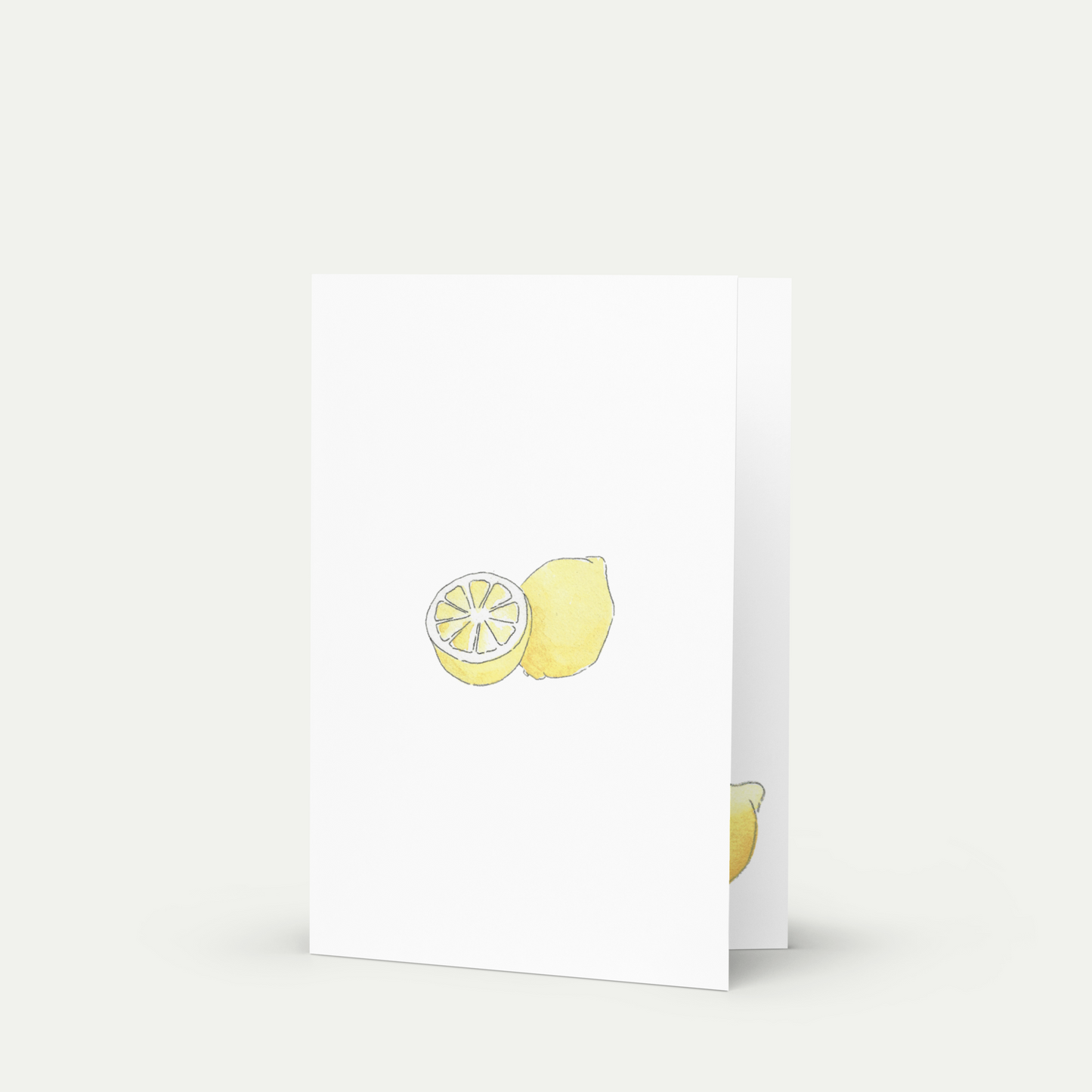 Lemon Greeting Card