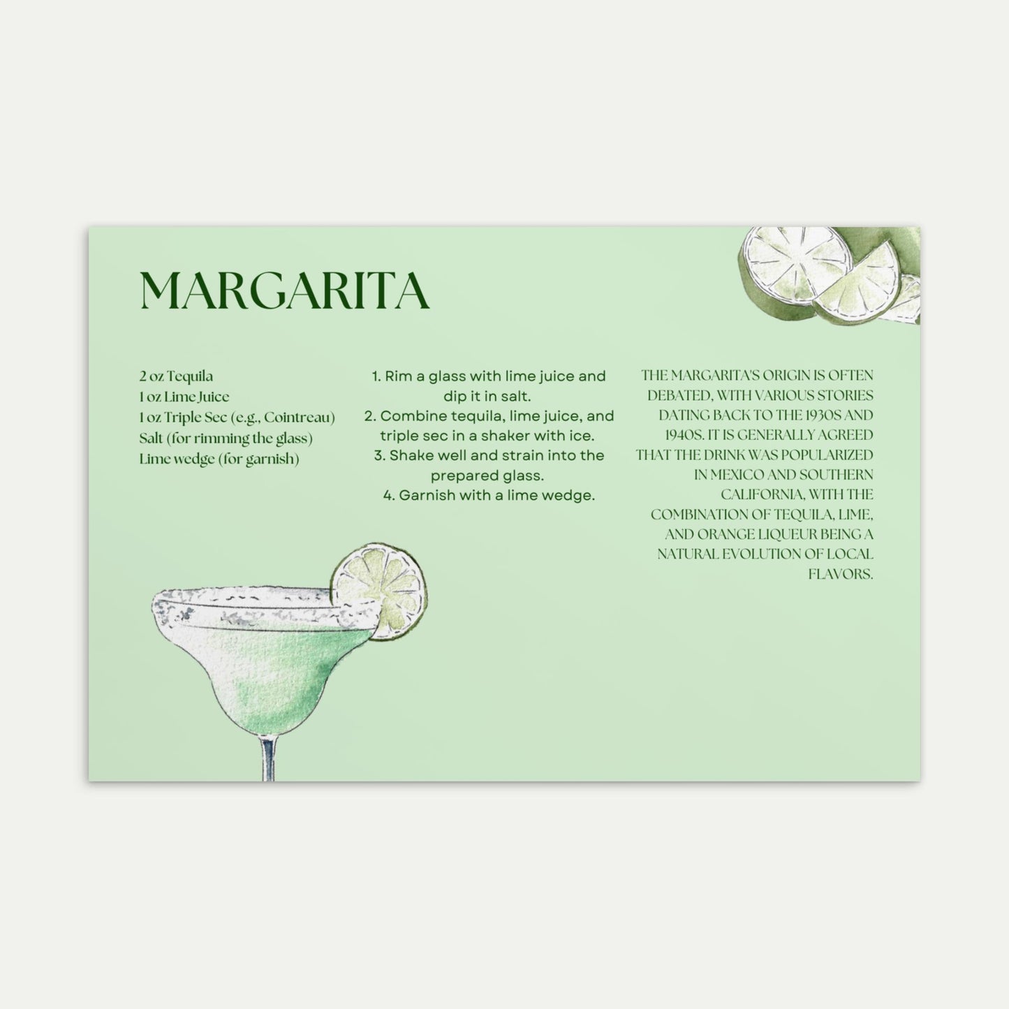 Margarita Postcard