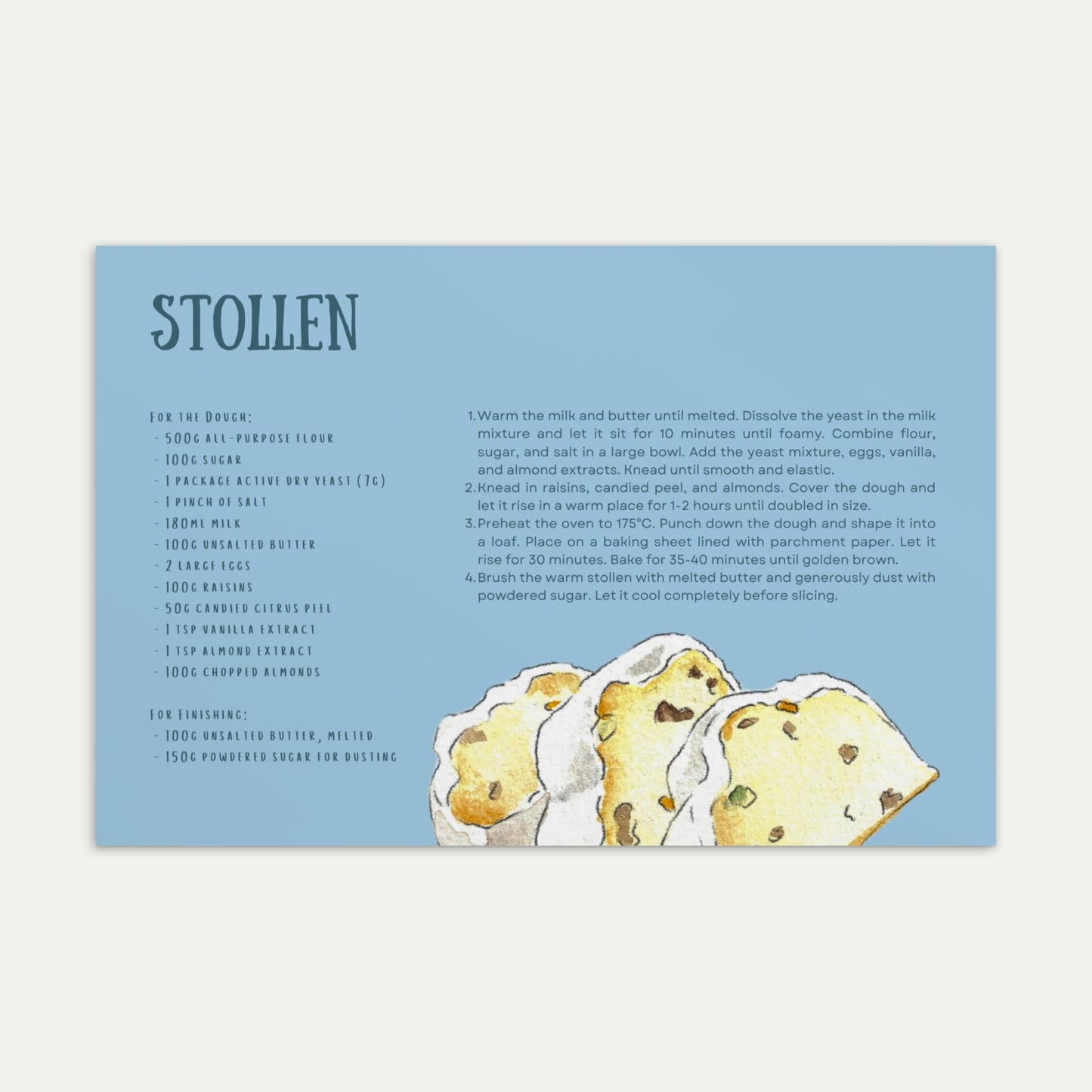 Stollen Postcard