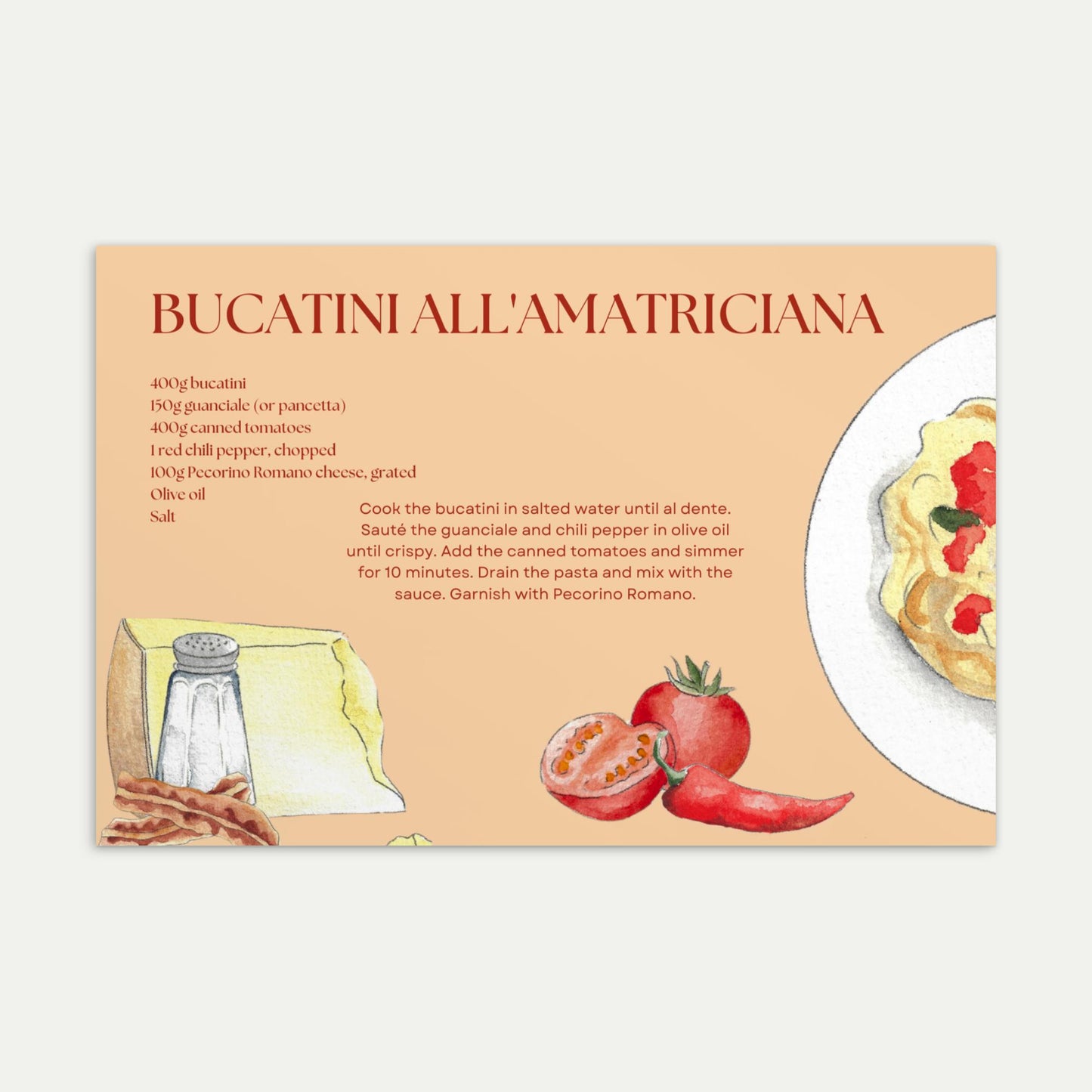 Bucatini all'Amatriciana